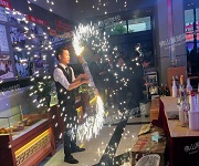 廣州南聯2018迎春聯歡嘉年華花式調酒演出活動